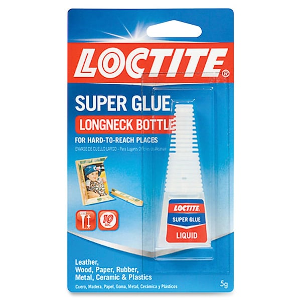 Super Glue, Clear, 0.18 Fl Oz